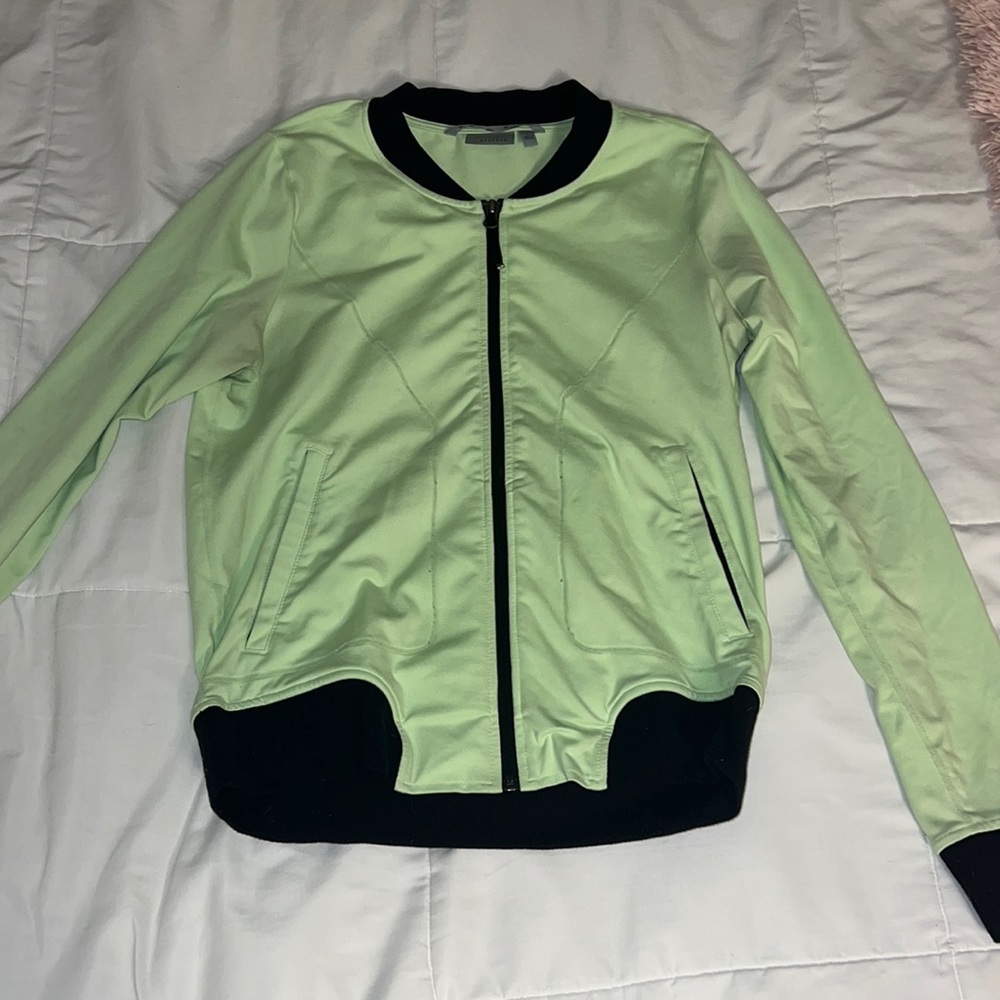Cute lime green Athleta zip up!